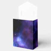 宇宙の星雲 紫色の銀河 ウェディング フェイバーボックス (オープン)