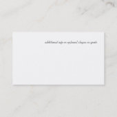 宇宙の星 名刺 (裏面)