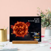 宇宙の星 天文学 最大の星 科学情報 アクリルサイン (ウェディング)