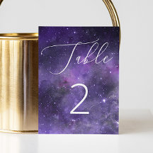 宇宙の星。紫宇宙の夜の結婚脚本