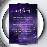 宇宙の星。紫宇宙の夜の結婚脚本 メニュー<br><div class="desc">紫宇宙結婚の夜のスクリプモダント付きメニュー。誕生日、記念日、その他のパーティーに適している。追加連絡品が要もしります。</div>