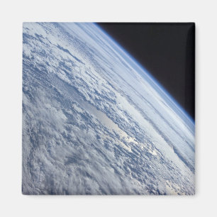 宇宙の暗黒に対する地球の地平線 マグネット