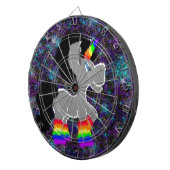 宇宙の曖昧なユニコーン ダーツボード (正面右)