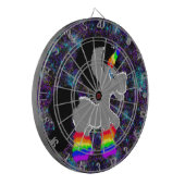 宇宙の曖昧なユニコーン ダーツボード (正面左)