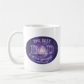 宇宙の最も最高のなパパ コーヒーマグカップ (左)