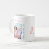 宇宙の最も最高のな姉妹- 2つの正方形の写真 コーヒーマグカップ (正面左)