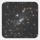 宇宙の最初のディープフィールド(深宇宙画像) - 詹姆斯・ウェッブ スクエアシール (正面)