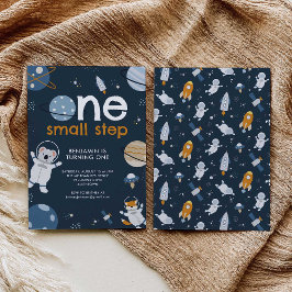 宇宙の最初の誕生日パーティの招待状テーマ 招待状