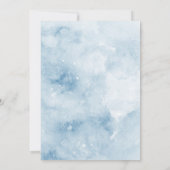 宇宙の最初の誕生日パーティーの招待 招待状 (裏面)