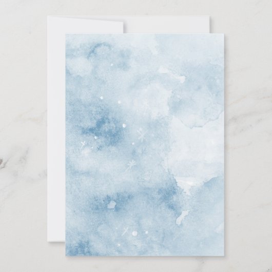 宇宙の最初の誕生日パーティーの招待 招待状 (裏面)