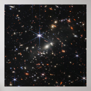宇宙の最深赤外線画像 JWST ポスター