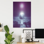 宇宙の最終日 | AI Art ポスター (ホームオフィス)