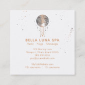 *~*宇宙の月のシャーマン月の宇宙 スクエア名刺 (裏面)