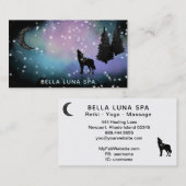 *～*宇宙の月 – オオカミの虹の松 名刺 (正面/裏面)