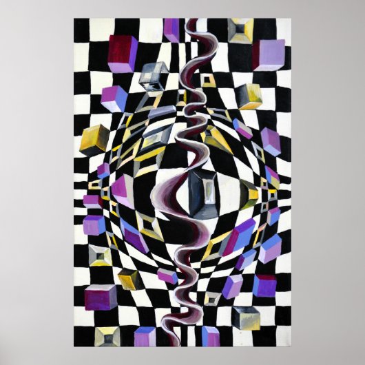 宇宙の歪み(透視図を使用) ポスター (正面)