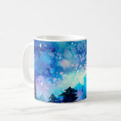 宇宙の水彩画 コーヒーマグカップ (正面左)