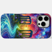 宇宙の河が流れる天空の寺院の遺跡 Case-Mate iPhoneケース (裏面 (横))