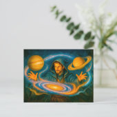 宇宙の油絵に描かれた空間を操る魔術師 シーズンポストカード (スタンド正面)