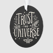 宇宙の法則を信じる引力スピリチュアル オーナメント (正面)