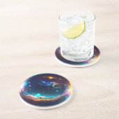 宇宙の泡銀河ファンタジーアート コースター (側面)