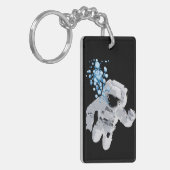 宇宙の泡-宇宙はKEYCHAIN泡立ちます キーホルダー (正面左)