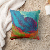 宇宙の流れ：火と水の衝突 クッション (ブランケット)