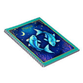 宇宙の海を泳ぐ魚座の魚 ノートブック (右側)
