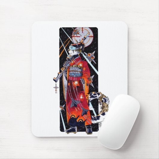 宇宙の海洋の着物のジャガーのマウスパッド マウスパッド (マウス)