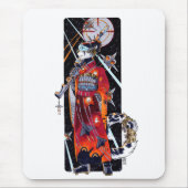 宇宙の海洋の着物のジャガーのマウスパッド マウスパッド (正面)