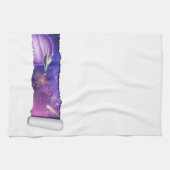 宇宙の涙 – パープルプラネットUFO彗星銀河系 キッチンタオル (横)