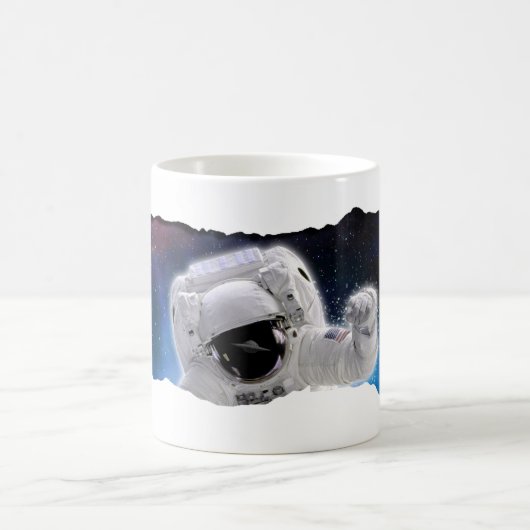 宇宙の涙 – 宇宙飛行士のエイリアンの遭遇 – Rip コーヒーマグカップ (中央)