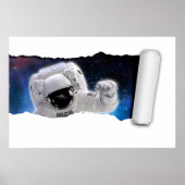 宇宙の涙 – 宇宙飛行士のエイリアンの遭遇 – Rip ポスター (正面)