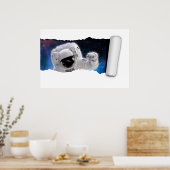 宇宙の涙 – 宇宙飛行士のエイリアンの遭遇 – Rip ポスター (キッチン)