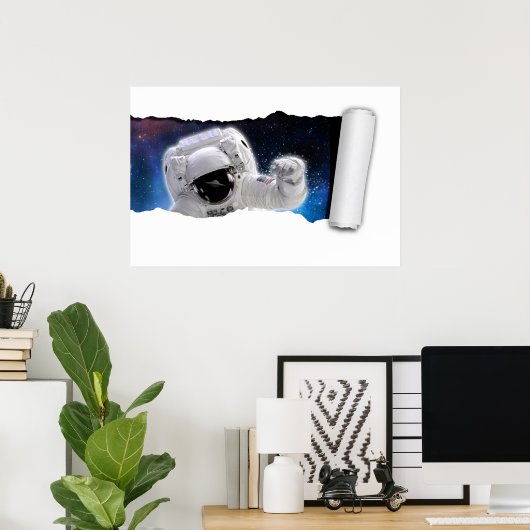 宇宙の涙 – 宇宙飛行士のエイリアンの遭遇 – Rip ポスター (ホームオフィス)