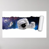 宇宙の涙 – 宇宙飛行士のエイリアンの遭遇 – Rip ポスター (正面)