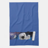 宇宙の涙 – 宇宙飛行士エイリアンの遭遇 – UFO キッチンタオル (縦)