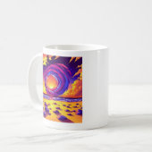 宇宙の渦を抱きしめて コーヒーマグカップ (正面左)