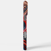 宇宙の渦巻き旋回におけるミステリアス鮮やかなエイリアンの存在 Case-Mate iPhoneケース (裏面 / 右)