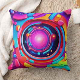 宇宙の渦:ネオンオデッセイ クッション