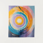 宇宙の渦：受け太陽の入れ タペストリー (正面)