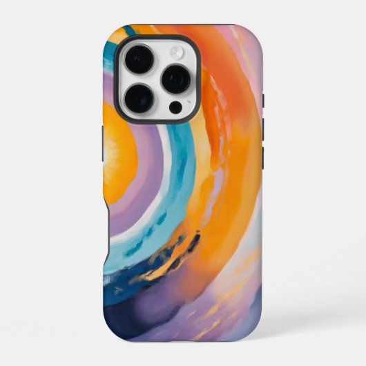 宇宙の渦:受け太陽の入れ iPhoneケース (裏面)