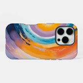 宇宙の渦:受け太陽の入れ iPhoneケース (裏面横)