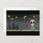 宇宙の溶解の芸術の郵便はがき2 ポストカード (正面/裏面)