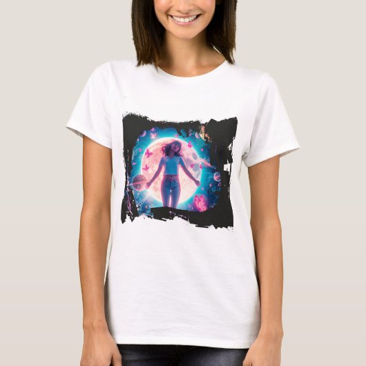 宇宙の漂い – 世界の夢» Tシャツ (正面)