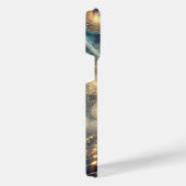 宇宙の潮流の開花 iPhoneケース (右側面)