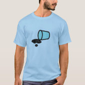 宇宙の無駄 - こぼれた無限 Tシャツ (正面)