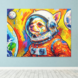 宇宙の犬-チワワ2 キャンバスプリント