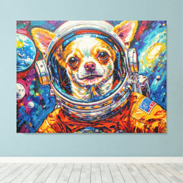 宇宙の犬-チワワ8 キャンバスプリント