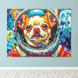 宇宙の犬-チワワ9 キャンバスプリント