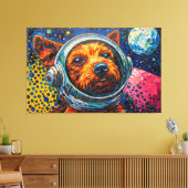 宇宙の犬-16 キャンバスプリント (インサイチュ (リビング))